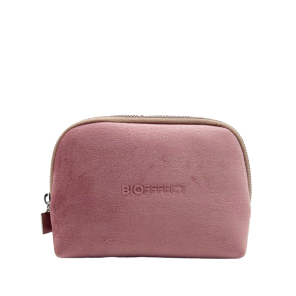 【サイト限定】BIOEFFECT ピンクベルベットバッグ